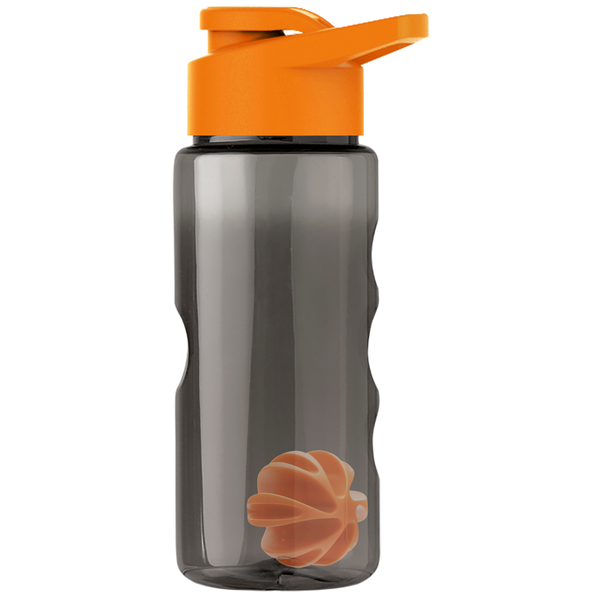 Finger Grip Shaker Tritan™ Transparent Bottle, 22oz. - Drink Thru Lid