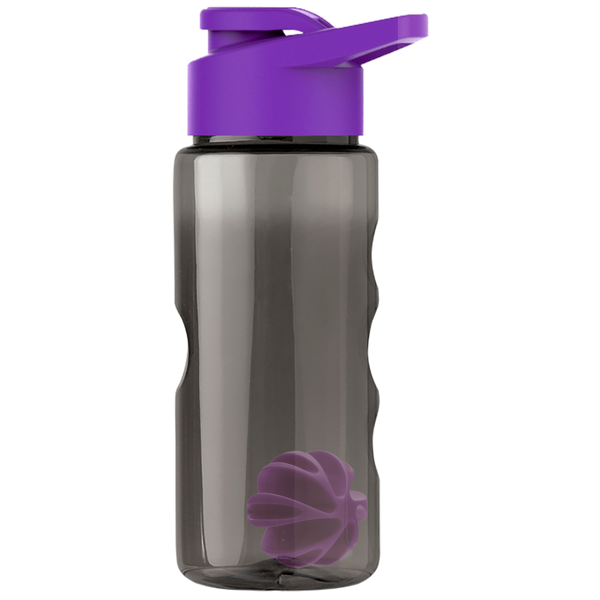 Finger Grip Shaker Tritan™ Transparent Bottle, 22oz. - Drink Thru Lid