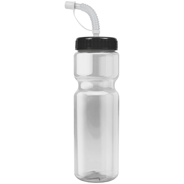 Transparent Sports Bottle, 28oz. - Straw Lid