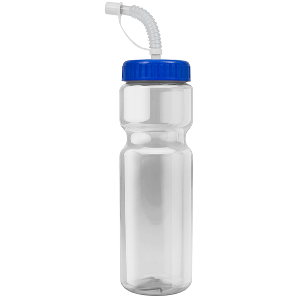 Transparent Sports Bottle, 28oz. - Straw Lid