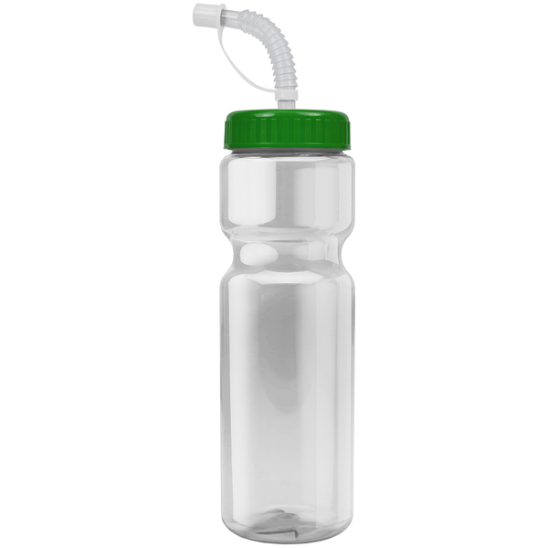 Transparent Sports Bottle, 28oz. - Straw Lid