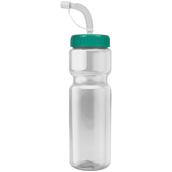Transparent Sports Bottle, 28oz. - Straw Lid