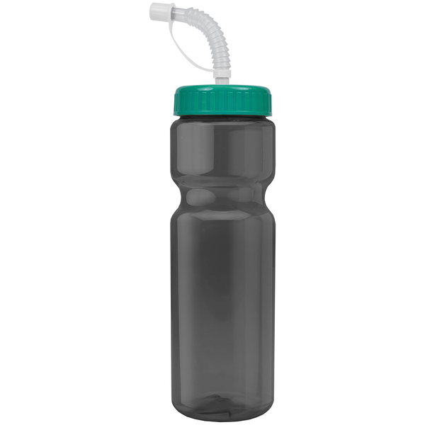 Transparent Sports Bottle, 28oz. - Straw Lid