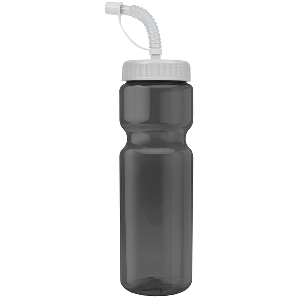 Transparent Sports Bottle, 28oz. - Straw Lid