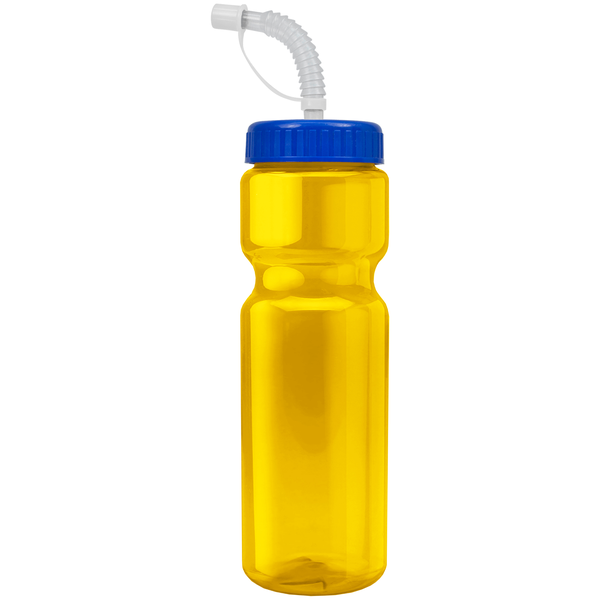 Transparent Sports Bottle, 28oz. - Straw Lid