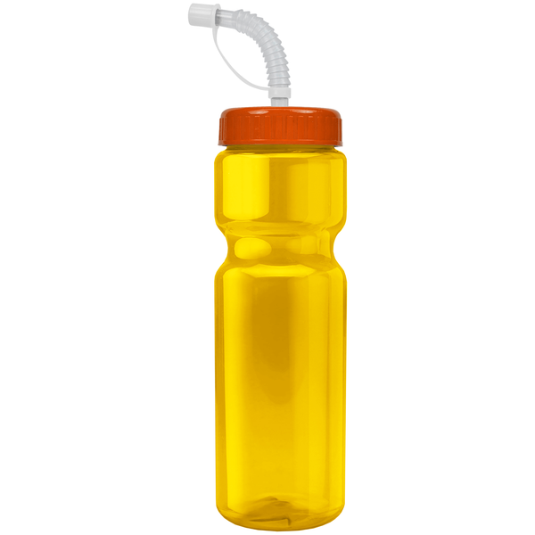 Transparent Sports Bottle, 28oz. - Straw Lid