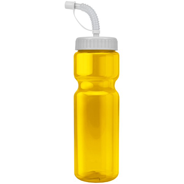 Transparent Sports Bottle, 28oz. - Straw Lid