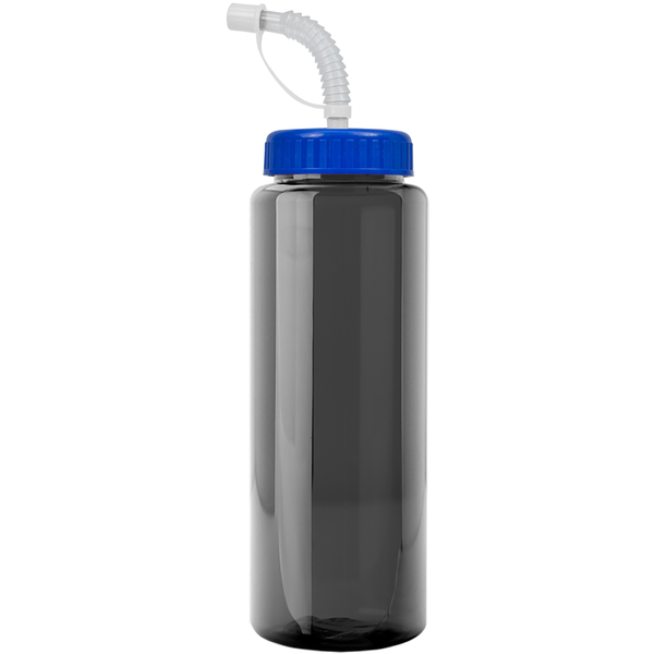 Guzzler Transparent Sport Bottle, 32oz. - Straw Lid