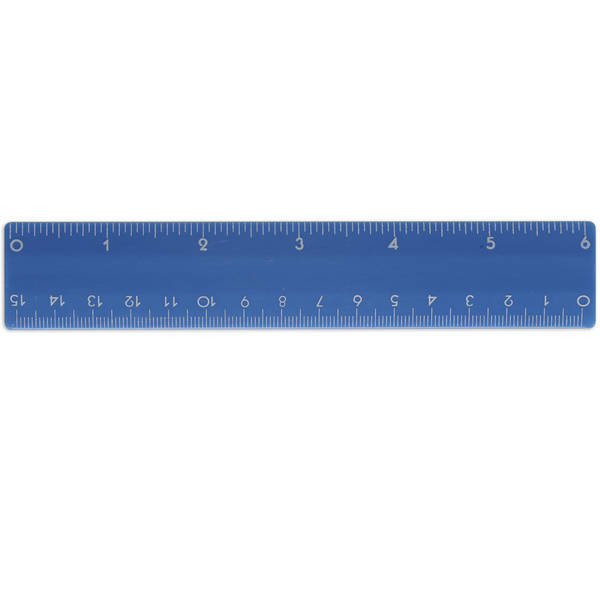 Plastic Ruler, 6"