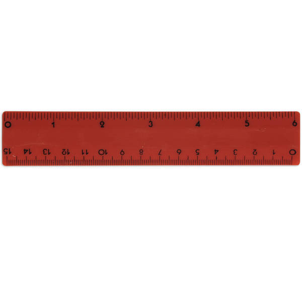Plastic Ruler, 6"