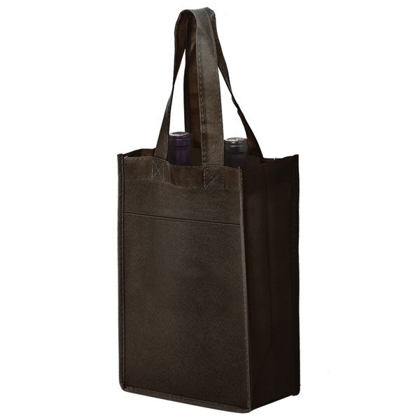 Two Bottle Non-Woven Wine Tote