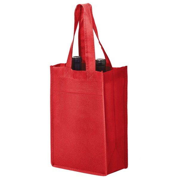 Two Bottle Non-Woven Wine Tote
