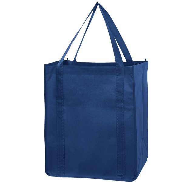 Large Price Buster Non-Woven Grocery Tote with Poly Board Insert