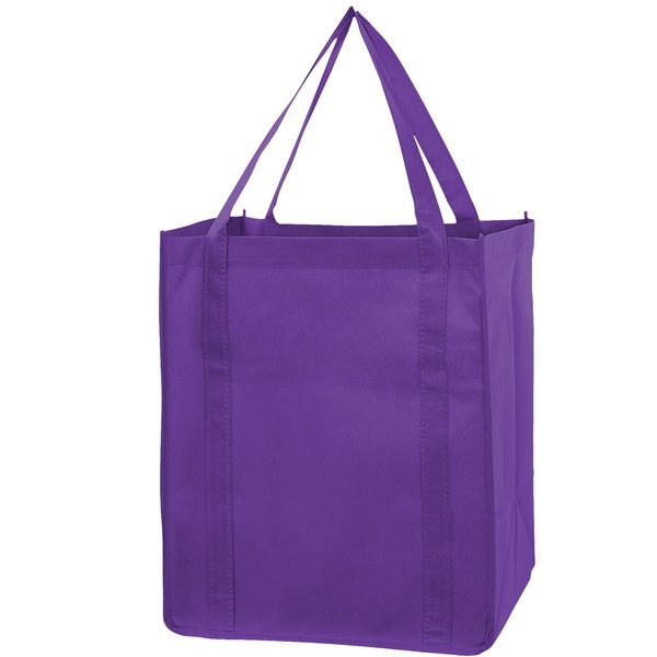 Large Price Buster Non-Woven Grocery Tote with Poly Board Insert