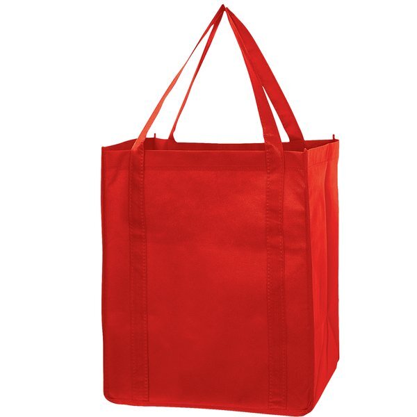 Large Price Buster Non-Woven Grocery Tote with Poly Board Insert