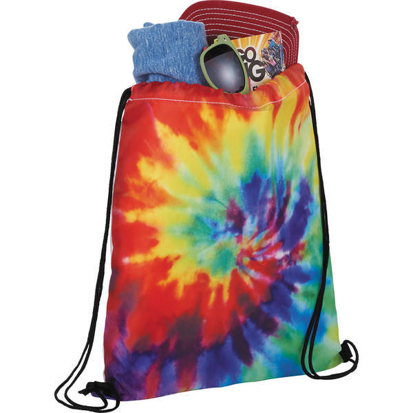 Tie Dye Polyester Drawstring Sportspack