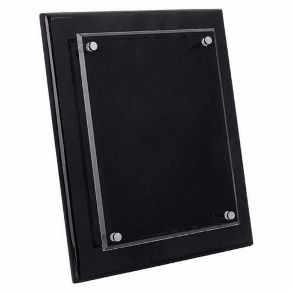 Floating Glass Award Plaque, 8" x 10"