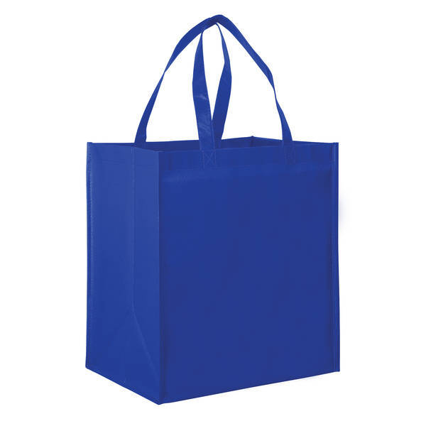 Gloss Laminated Large Designer Grocery Tote Bag with Poly Board Insert