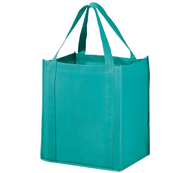 Wine and Grocery Combo Non-Woven Tote Bag with Poly Board Insert