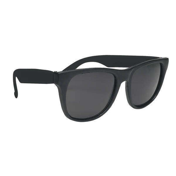 Vibrant Trim Rubberized Sunglasses