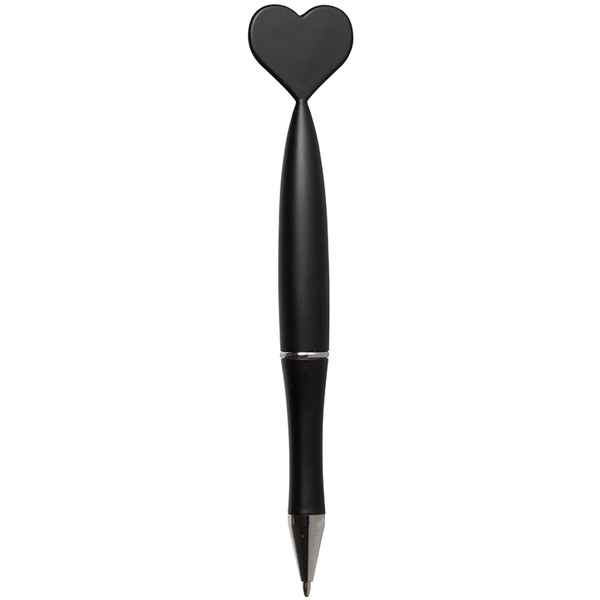 Metal-Look Heart Pen