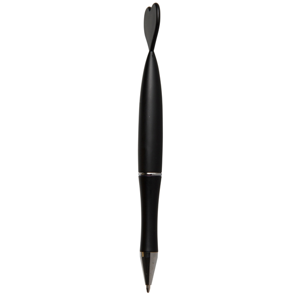 Metal-Look Heart Pen