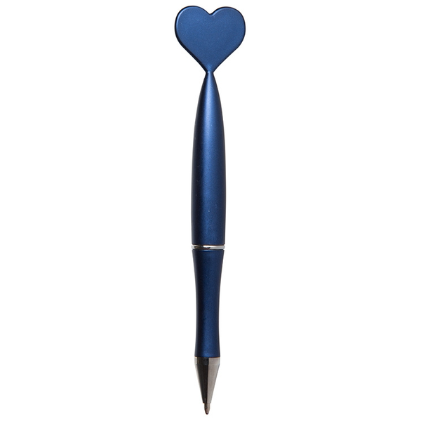Metal-Look Heart Pen