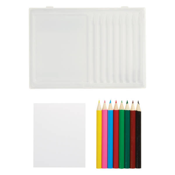 Colored Pencil 8-Piece Art Set In Case