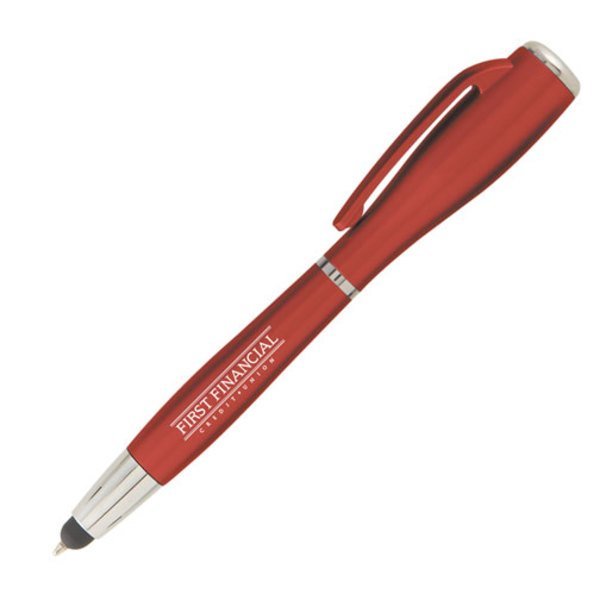 Nova Touch Stylus & LED Flashlight Metallic Ballpoint Pen