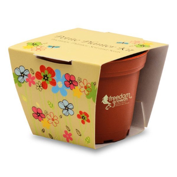 Petite Terra Cotta Flower Planter Kit