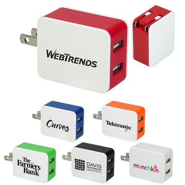 Barrington 2 Port USB Folding Wall Charger