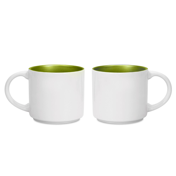 Metro Two-Tone Ceramic Mug, 14oz.