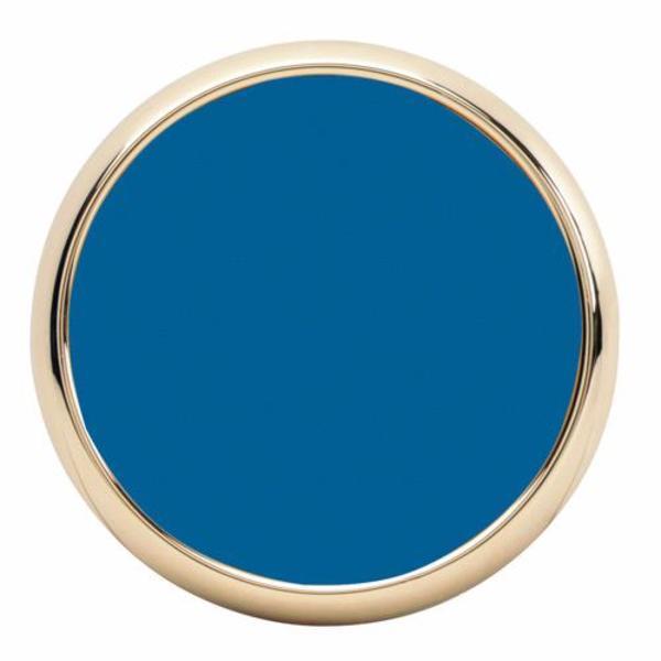 Round Leather & Zinc Coaster