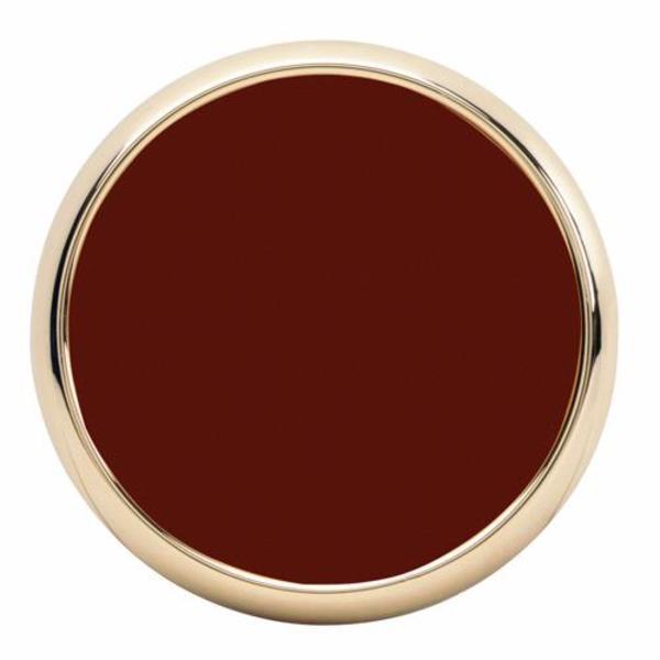 Round Leather & Zinc Coaster