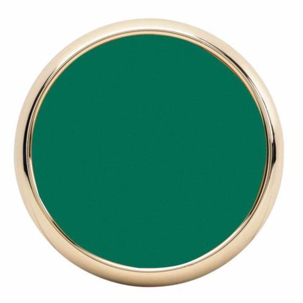 Round Leather & Zinc Coaster