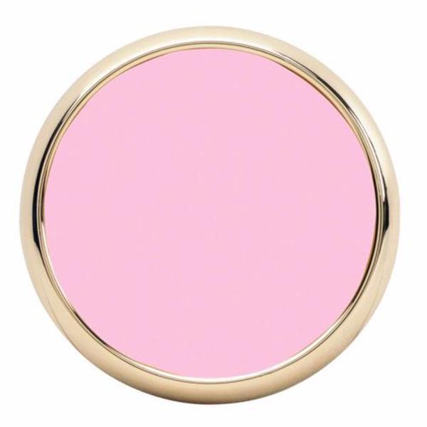 Round Leather & Zinc Coaster