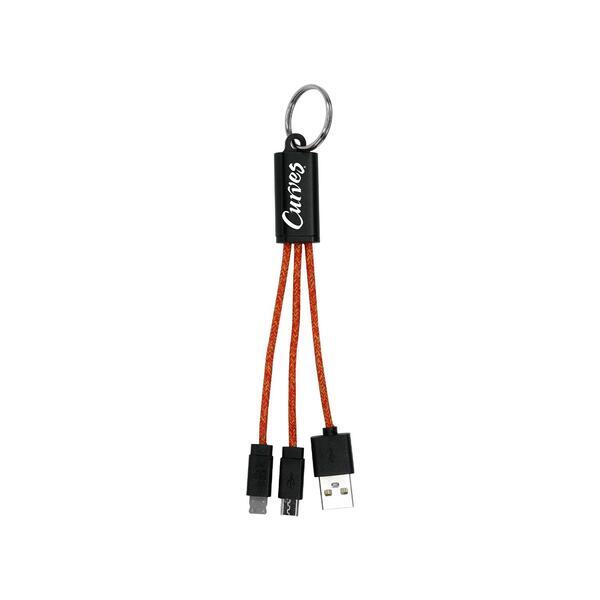 Freehold 2-in-1 Charging Cable Keychain