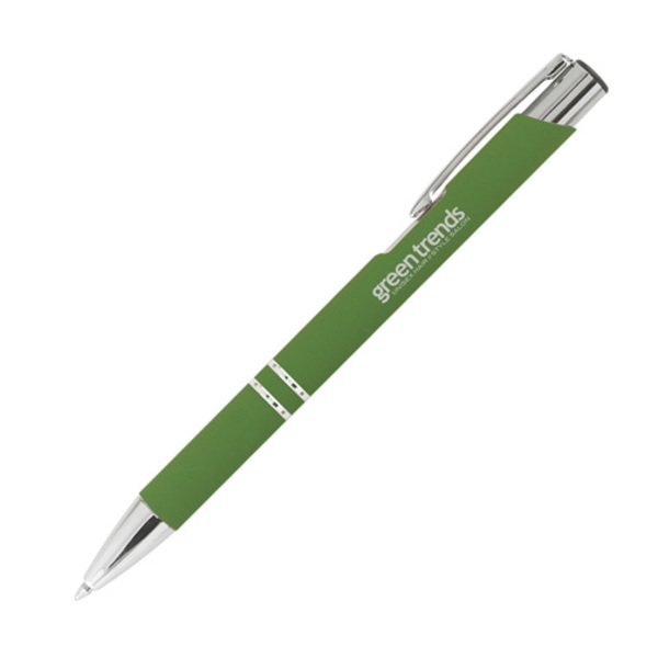 Tres-Chic Soft Coated Bright Barrel Ballpoint Pen