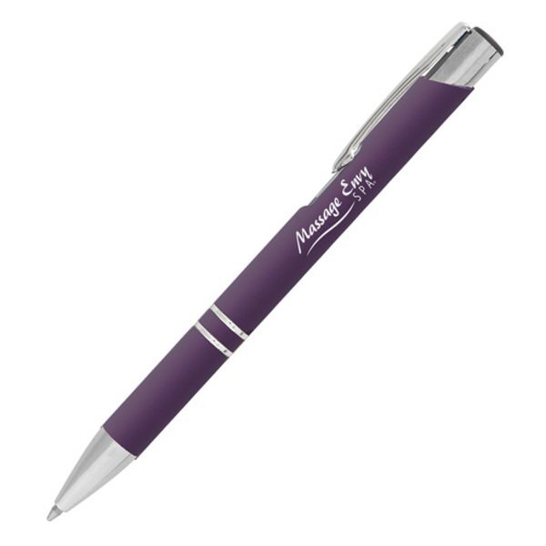 Tres-Chic Soft Coated Matte Finish Ballpoint Pen