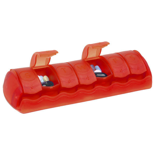 Seven Day Med Minder Strip Pillbox, 7"