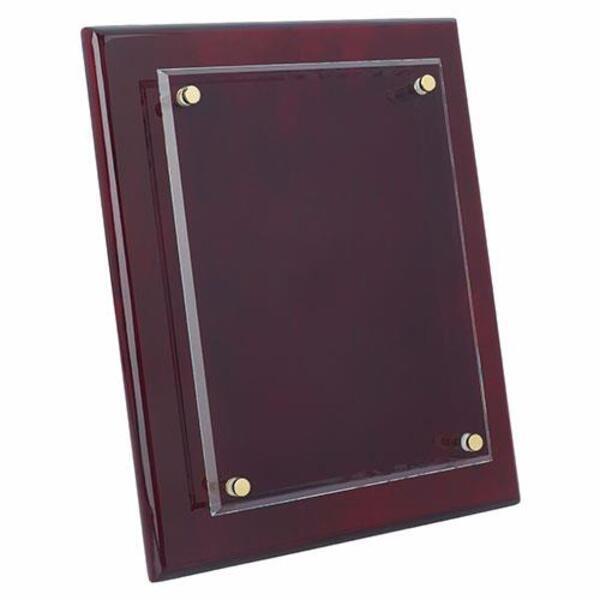 Floating Glass Award Plaque, 8" x 10"