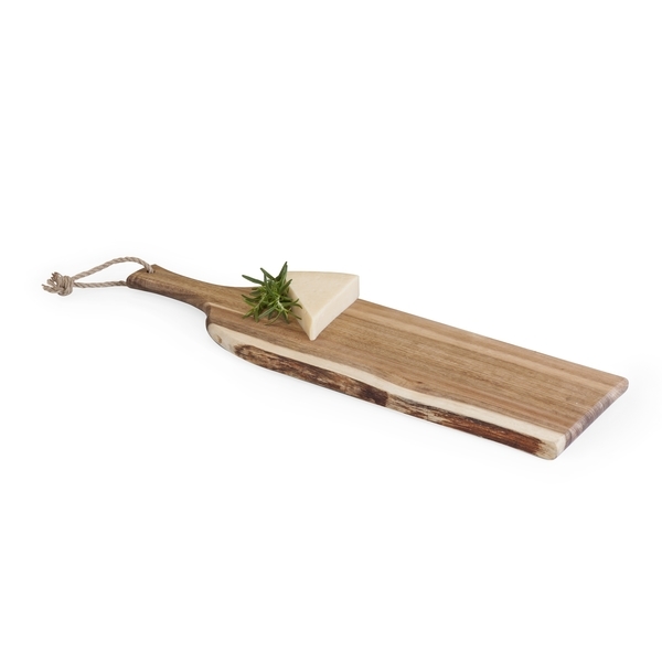 Artisan Acacia Serving Plank Cutting Board, 24"