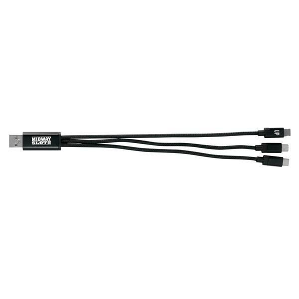 Wenonah Metallic 3-in-1 Charging Cable