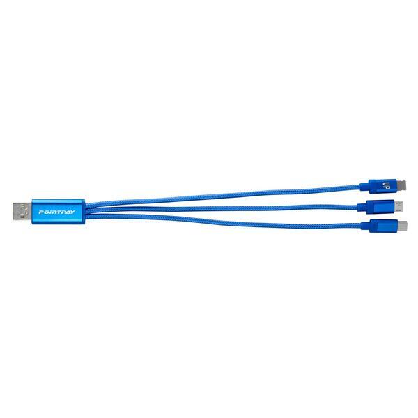 Wenonah Metallic 3-in-1 Charging Cable