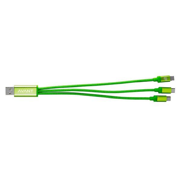 Wenonah Metallic 3-in-1 Charging Cable