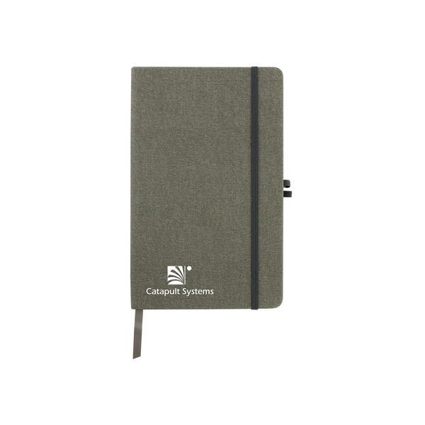 Hoboken Double Elastic Band Notebook, 5" x 8-1/4"