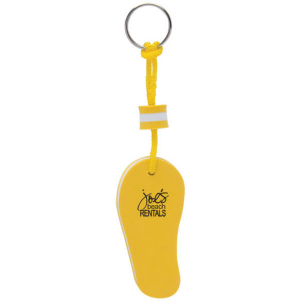 Fun Floating Flip Flop Keychain