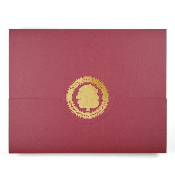Tuck Flap Certificate Folder