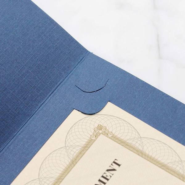 Tuck Flap Certificate Folder