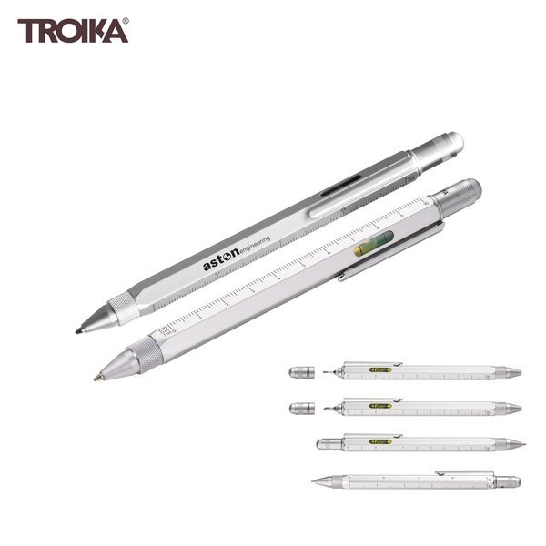 Troika Construction Ballpoint Pen w/ Tools